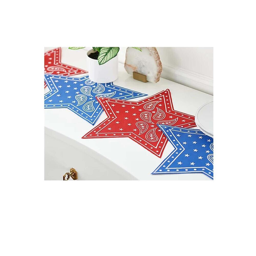 Designing Dining Convertible Placemats to Runner Bandana -Set of 6